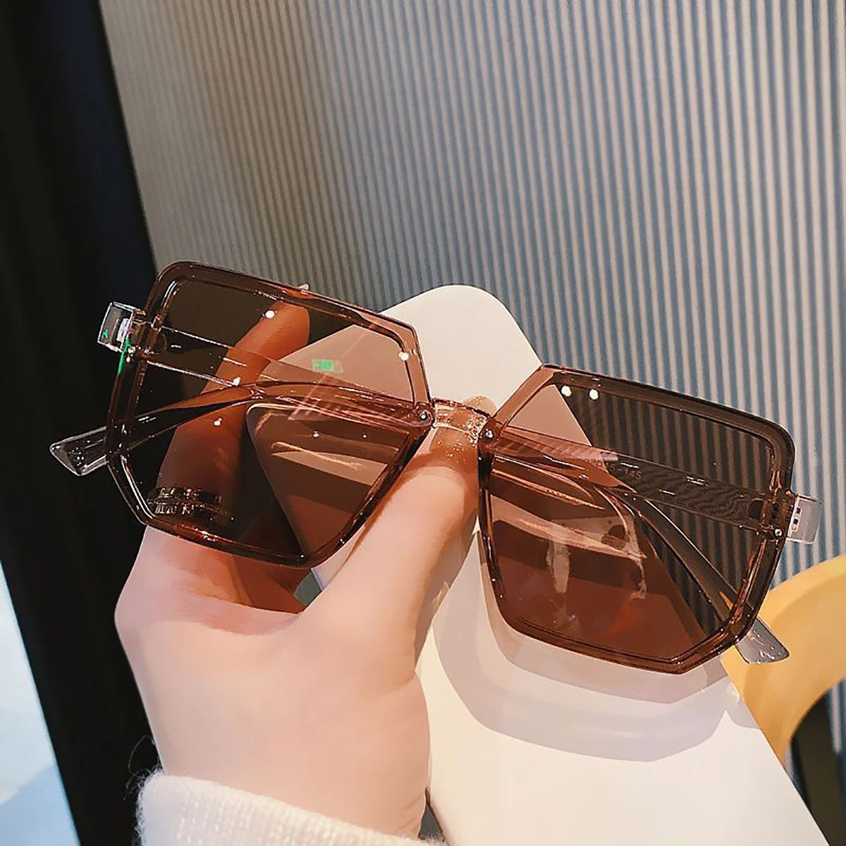 Big Frame Vintage Sunglasses Women Men Brand Square Sun Glasses Retro Eye Glasses Goggle for Male Female Polygon Sunglasses ﻿ ﻿
