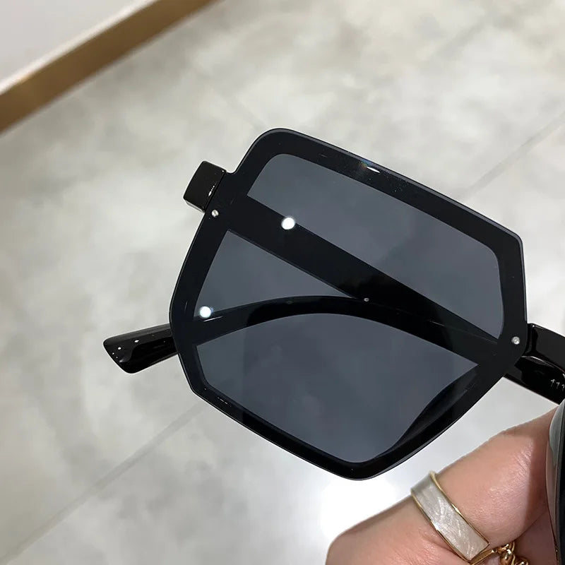 Big Frame Vintage Sunglasses Women Men Brand Square Sun Glasses Retro Eye Glasses Goggle for Male Female Polygon Sunglasses ﻿ ﻿